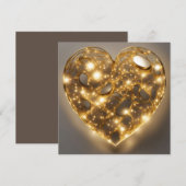 ゴールドウェディングアニバーサリー招待状 招待状 (正面/裏面)