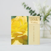 ゴールドウェディングアニバーサリー招待状 招待状 (スタンド正面)