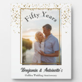 ゴールドウェディングアニバーサリー フォトプラーク (正面)