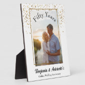 ゴールドウェディングアニバーサリー フォトプラーク (側面)