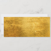 ゴールドウェディングパーティーチケット招待状 招待状 (裏面)