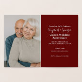 ゴールドウェディング 50周年記念 箔カード (内部)