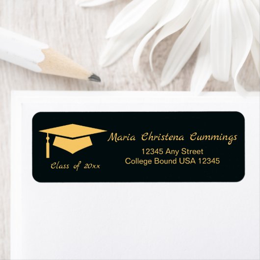 ゴールドエレガンス 卒業式クラス ラベル (インサイチュ)