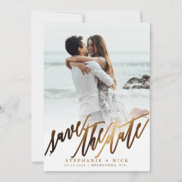 ゴールドエレガントスクリプト招待状 招待状