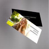 ゴールドエレガント フォト 卒業名札 スキニー名刺