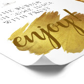 ゴールドエレガント ブライダル ブランシュ ミモザ バー サイン (角)