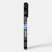 ゴールドエンゲートパークヴィンテージサイケデリックフローラブラック Case-Mate iPhoneケース (裏面 / 右)