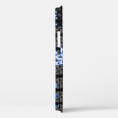 ゴールドエンゲートパークヴィンテージサイケデリックフローラブラック Case-Mate iPhoneケース (裏面 / 右)