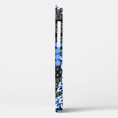 ゴールドエンゲートパークヴィンテージサイケデリックフローラブラック Case-Mate iPhoneケース (裏面 / 左)