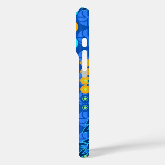 ゴールドエンゲートパークヴィンテージサイケデリックフローラ王室の Case-Mate iPhoneケース (裏面 / 左)