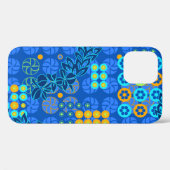 ゴールドエンゲートパークヴィンテージサイケデリックフローラ王室の Case-Mate iPhoneケース (裏面 (横))