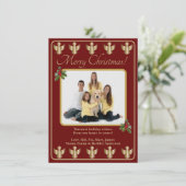ゴールドエンジェルクリスマスフォト シーズンカード (スタンド正面)