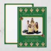 ゴールドエンジェルクリスマスフォト シーズンカード (正面/裏面)