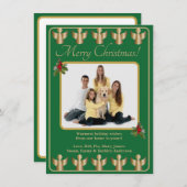 ゴールドエンジェルズのクリスマスフォト シーズンカード (正面/裏面)