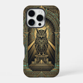 ゴールドオウルガーディアン | iPhone 16 Pro ケース