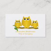 ゴールドオウルデザイン 名刺 (正面)