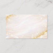 ゴールドオパールストーン名刺 名刺 (裏面)