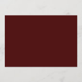 ゴールドオンブルガンディアートデコウェディング メニュー (裏面)