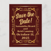 ゴールドオンブルガンディアートデコザートザデイト ポストカード (正面)