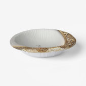 ゴールドオーナメントフレーム ペーパーボウル (傾斜あり)