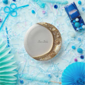 ゴールドオーナメントフレーム ペーパーボウル (パーティー)