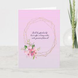 ゴールドオーバルフレーム 母の日 カード