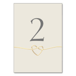 ゴールドカリグラフィー テーブルナンバー