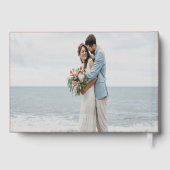 ゴールドカリグラフィー 高級 結婚式 ホイル ゲストブック (裏面)