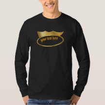 ゴールドクラウン オリジナル ゴシック 名前Tシャツ