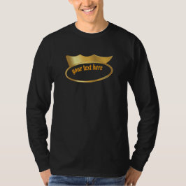 ゴールドクラウン オリジナル ゴシック 名前Tシャツ Tシャツ