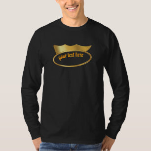 ゴールドクラウン オリジナル ゴシック 名前Tシャツ Tシャツ