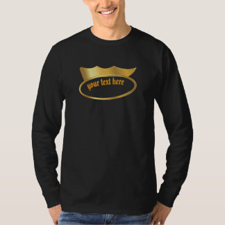 ゴールドクラウン オリジナル ゴシック 名前Tシャツ Tシャツ