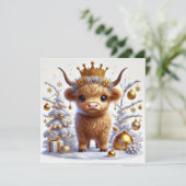 ゴールドクラウン クリスマスハイランド牛 シーズンカード (スタンド正面)