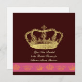 ゴールドクラウン 招待状 (正面/裏面)