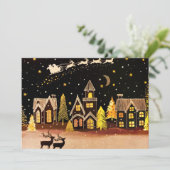 ゴールドクリスマスビレッジ 鹿の冬の夜 シーズンカード (スタンド正面)