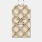 ゴールドクリームシャンパン ダイヤモンド ギフトタグ (正面)