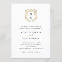 ゴールドクレスト | エレガントなブラックとホワイトのウェディング