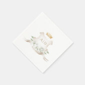 ゴールドクレスト ロイヤルクラウン 結婚式 モノグラム スタンダードカクテルナプキン (角)