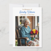 ゴールドクロスと花のメモリアルキープセイク カード (正面)