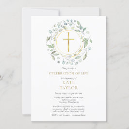 ゴールドクロスグリーンガーランド ライフセレブレーション 招待状