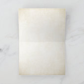 ゴールドグリッターのデザインの感謝カード サンキューカード (内部)