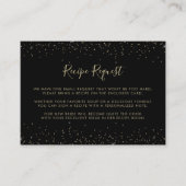 ゴールドグリッターエレガント レシピリクエスト封入カード エンクロージャーカード (正面)