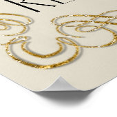 ゴールドグリッターオークツリーのリハーサル植樹 ポスター (角)