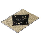 ゴールドグリッター卒業帽, ティアラ ノートブック (左側)