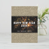 ゴールドグリッター花火 ハッピーニューイヤー2023 シーズンカード (スタンド正面)