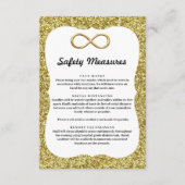ゴールドグリッター ゴールドインフィニティ 安全対策 エンクロージャーカード (正面)