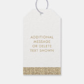 ゴールドグリッター&ゴールドフェイスタグ ギフトタグ (裏面)