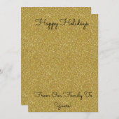 ゴールドグリッター シーズンカード (正面/裏面)