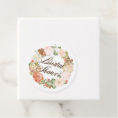 ゴールドグリッター パンプキンリース 秋のブライダルシャワー フェイバータグ (インサイチュ)