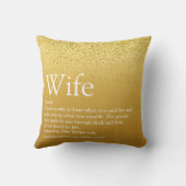 ゴールドグリッター ファン グラム ワールド ベスト ワイフ デフィニション クッション (裏面)